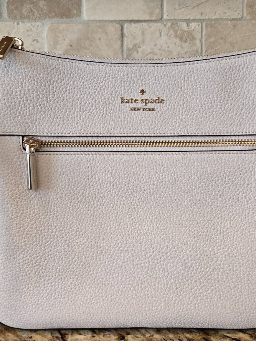 Kate Spade Lena Colorblock Large Swingpack Crossbody in Mountain Gray Multi -EUC - Picture 6 of 14